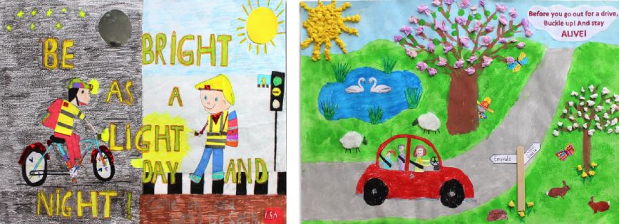 Road Safety day poster Drawing|Road Safety Day easy Drawing|Road Safety Day  Drawing for competition - YouTube