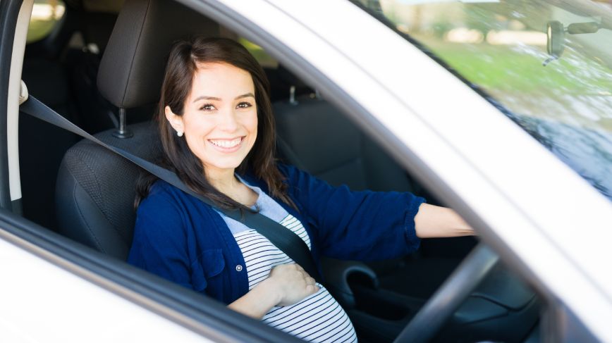 Where to wear a seatbelt when you're pregnant